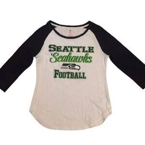 Seattle Seahawks Womans Jersey T Shirt Size SM
